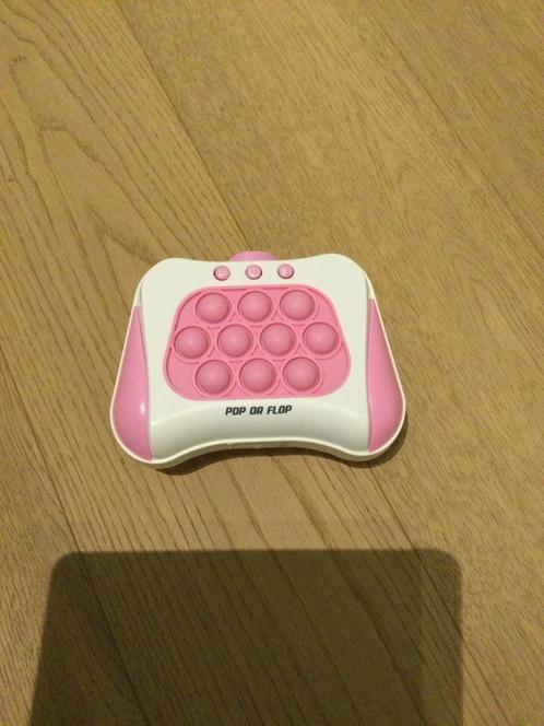 Pop or flop gameconsole roze, Kinderen en Baby's, Speelgoed | Educatief en Creatief, Gebruikt, Elektronica, Met licht, Met geluid
