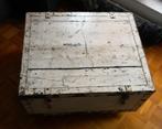 Ancienne malle militaire table de salon, Huis en Inrichting, Ophalen, Gebruikt, 50 tot 100 cm, 50 tot 75 cm