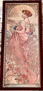 Ingelijste posters van MUCHA the 4 seasons, Ophalen, Rechthoekig Staand, Met lijst, Zo goed als nieuw