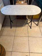 Table en marbre et fer forgé., Enlèvement