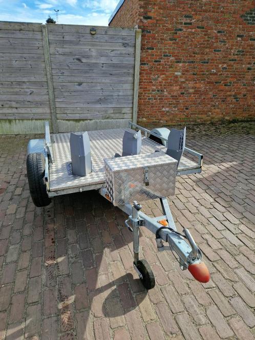 moto aanhangwagen, Auto diversen, Aanhangers en Bagagewagens, Zo goed als nieuw, Ophalen