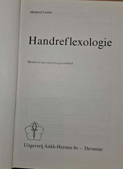 Handreflexologie. Sleutel tot een optimale gezondheid, Boeken, Studieboeken en Cursussen, Zo goed als nieuw, Niet van toepassing