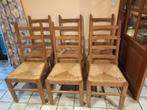 Lot de 6 chaises en bois, Huis en Inrichting, Vijf, Zes of meer stoelen, Gebruikt, Hout, Ophalen