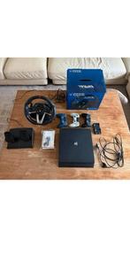 PlayStation 4 Pro 1TB + 3 controllers + Hori RWA stuur, Ophalen, Zo goed als nieuw