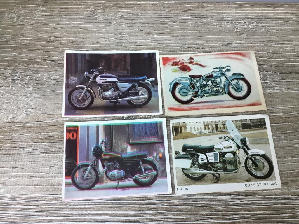 4 stickers/prenten moto’s, Enlèvement ou Envoi, Voiture ou Moto