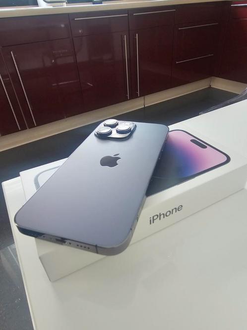 Te koop: iPhone 14 Pro Max 256GB — Paars, Telecommunicatie, Mobiele telefoons | Apple iPhone, Zo goed als nieuw, 256 GB, iPhone 14 Pro Max