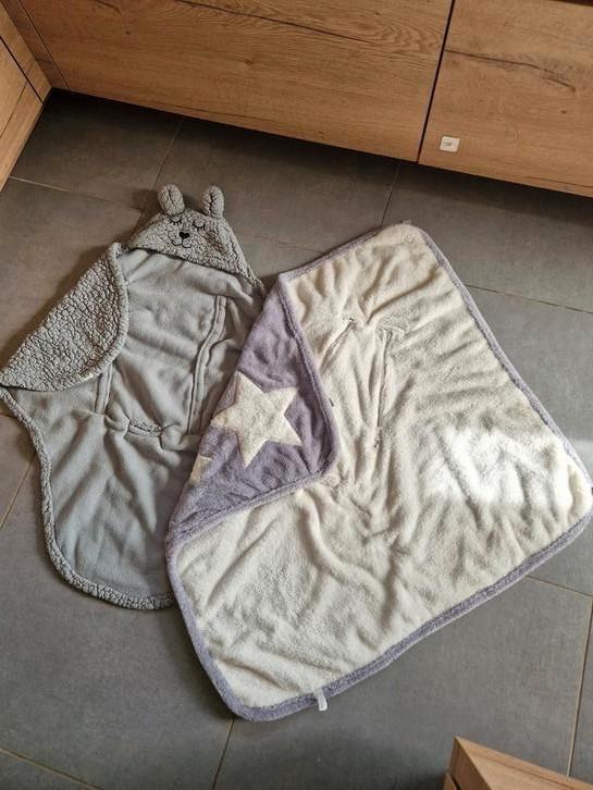 Wikkeldekentjes voor baby, Kinderen en Baby's, Dekens, Slaapzakjes en Inbakerproducten, Zo goed als nieuw, Ophalen
