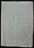 Manuscript NIEUWPOORT Anno 1734: denombrement leen, Enlèvement ou Envoi