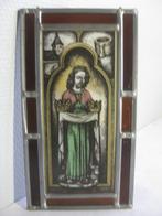 Vintage - Glasraam van de Heilige Godelieve van Gistel., Antiek en Kunst, Ophalen of Verzenden