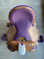 Western Zadel Light Purple (Zacht paars) 16 Inch, Dieren en Toebehoren, Ophalen, Nieuw, Western