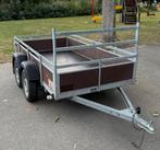 Aanhangwagen dubbelas 2m60x1m30, Ophalen, Zo goed als nieuw