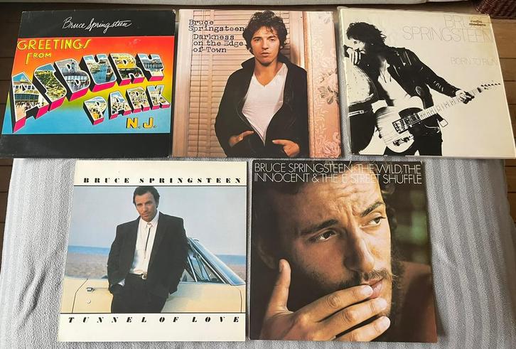 Collection de disques vinyles Bruce Springsteen, CD & DVD, Vinyles | Pop, Comme neuf, 10 pouces, Enlèvement ou Envoi