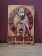 Vintage metaal garage bord 20x30, Ophalen of Verzenden, Zo goed als nieuw, Reclamebord