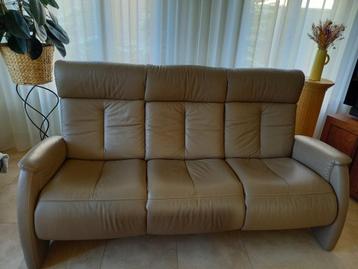 lederen salon Bardi, Huis en Inrichting, Ophalen, Zo goed als nieuw, Leer