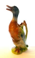 Saint Clément France Majolica eend schenkkan barbotine, Antiek en Kunst, Ophalen of Verzenden