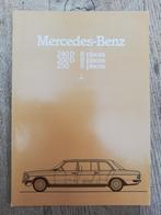 MERCEDES W123 240 300 250 LANG 8 PLAATSEN 1983BROCHURE DEPLI, Ophalen of Verzenden, Zo goed als nieuw, Mercedes