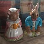 Lapins/Konijnen grandes figurines en porcelaine, Enlèvement ou Envoi