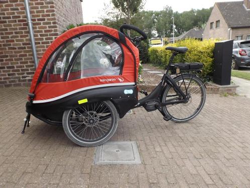 Bakfiets Winther E-Kangaroo Luxe, Fietsen en Brommers, Fietsen | Bakfietsen, Gebruikt, Overige merken, 2 kinderen, Elektrisch