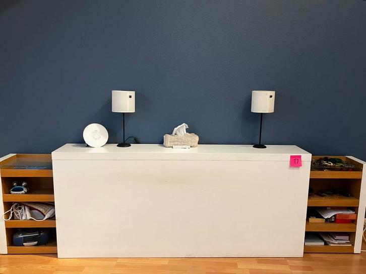 Tête de lit IKEA, Huis en Inrichting, Slaapkamer | Bedden, Gebruikt, Hout, Wit, Ophalen