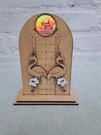 oorbellen Flamingo, Handtassen en Accessoires, Oorbellen, Ophalen of Verzenden, Nieuw, Hangers