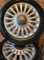 15 inch Fiat 500 Wintervelgenset 4x98 5-6mm profiel, Auto-onderdelen, Ophalen, 15 inch, Banden en Velgen, 185 mm