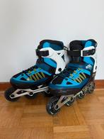 OXELO FIT 5 JR blauw-witte schaatsen - maat 38-41, Sport en Fitness, Skeelers, Ophalen