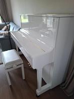 Mooie piano Essex EUP123E wit hoogglans in perfecte staat., Muziek en Instrumenten, Ophalen, Wit, Zo goed als nieuw, Piano