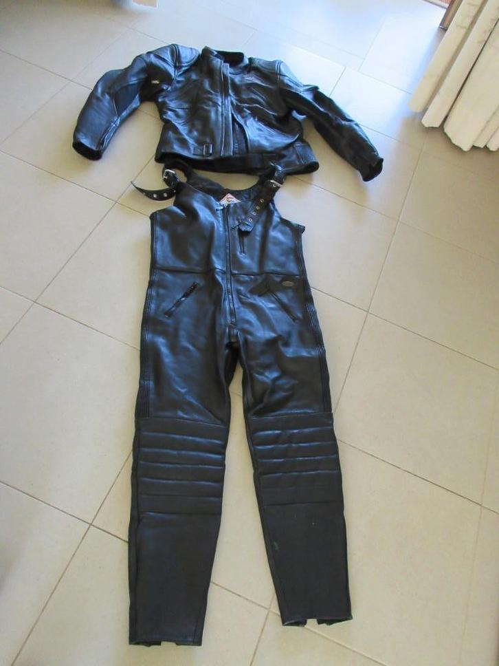 Lederen motorpak RICHA maat 58 echt leder motor vest broek, Motoren, Kleding | Motorkleding, Broek | leer, Ophalen