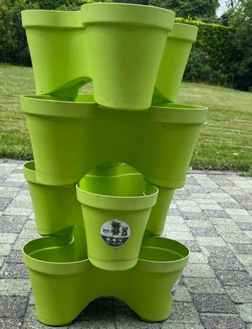  4 stapelpotten  Verticale plantenpot beschikbaar voor biedingen