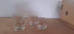 4 theeglazen, Huis en Inrichting, Ophalen of Verzenden, Zo goed als nieuw, Glas, Kop(pen) en/of Schotel(s)