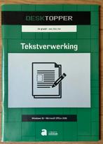 DESKTOPPER - Tekstverwerking, 2e graad, Ophalen of Verzenden, Zo goed als nieuw