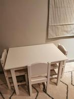 Kindertafel + 3 stoelen, Kinderen en Baby's, Ophalen, Gebruikt, Stoel(en)