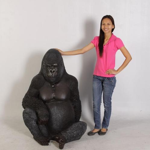 Silver Back Gorilla - Zilverrug Gorilla beeld - 114 cm, Verzamelen, Dierenverzamelingen, Nieuw, Ophalen
