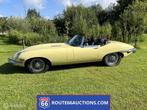 Jaguar E-Type Series 2 Cabriolet | 1969 | Route 66 Auctions, Auto's, Zwart, Bedrijf, Handgeschakeld, Overige carrosserie