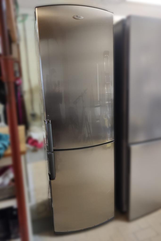 Whirlpool koelkast-diepvries vrijstaand, Elektronische apparatuur, Koelkasten en IJskasten, Gebruikt, Met aparte vriezer, 200 liter of meer