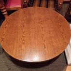 Mooie ronde eiken salon tafel, Antiek en Kunst, Ophalen