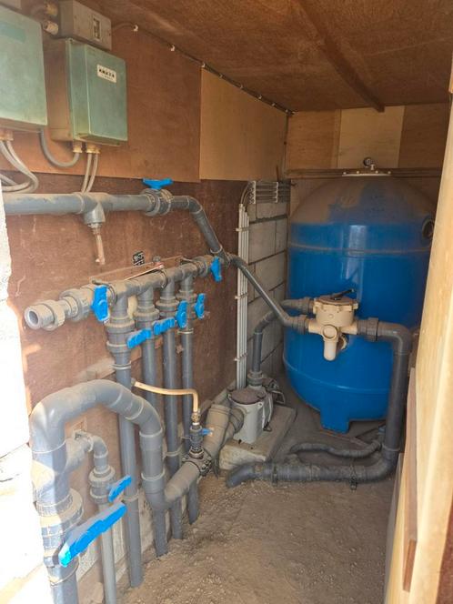 Grote zandfilter en zware recente pomp voor groot zwembad, Tuin en Terras, Zwembad-toebehoren, Gebruikt, Ophalen
