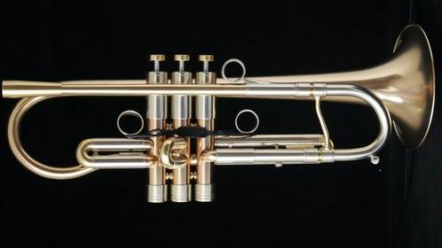 Adams A4 Custom trompet met Shepherd’s Crook, Muziek en Instrumenten, Blaasinstrumenten | Trompetten, Gebruikt, Es-trompet, Met koffer