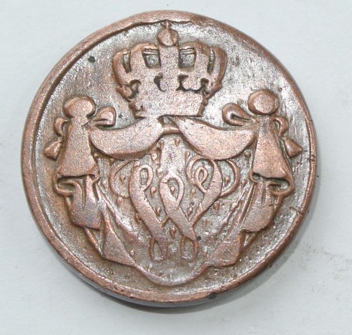 MEDAILLE WILLEM Médaille services fidèles ERA Willem 1870, Timbres & Monnaies, Pièces & Médailles, Bronze, Envoi