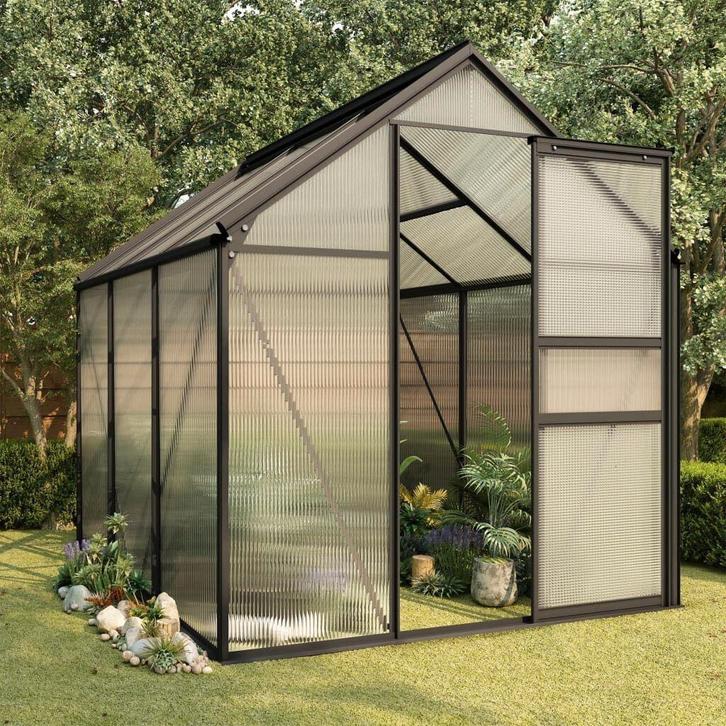 Serre tuinkas antraciet nieuw in de doos, Tuin en Terras, Kassen, Ophalen of Verzenden