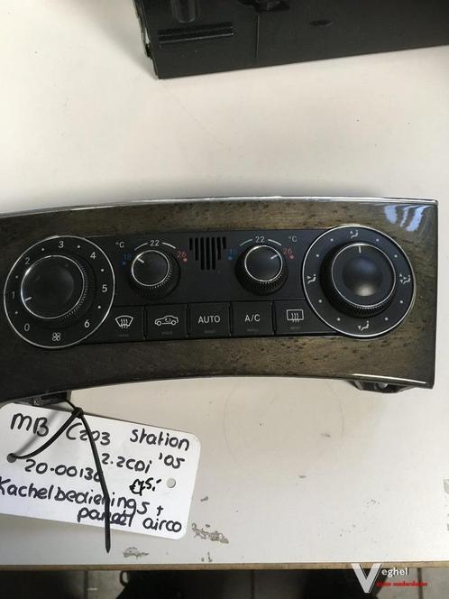 mercedes c 203 station kachelbedpan. met airco '05, Auto-onderdelen, Dashboard en Schakelaars, Gebruikt, Ophalen of Verzenden