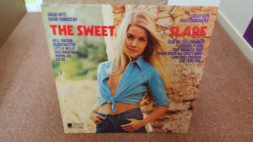 GREAT HITS MADE FAMOUS BY THE SWEET - SLADE (1973) (LP), Cd's en Dvd's, Vinyl | Pop, Gebruikt, 1960 tot 1980, 10 inch, Verzenden