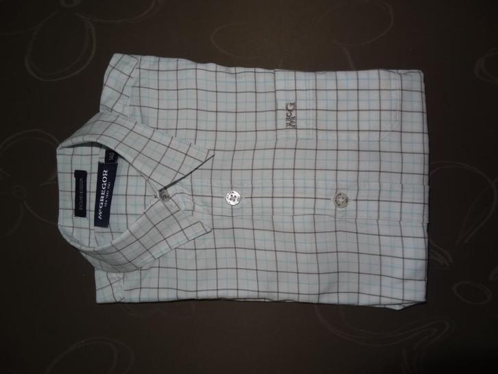 Mooi Mc Gregor jongens hemdje (maat 140 / 10 j)(goed staat), Kinderen en Baby's, Kinderkleding | Maat 140, Gebruikt, Jongen, Overhemd of Blouse