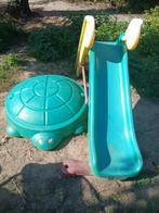 Toboggan + Bac à sable, Kinderen en Baby's, Speelgoed | Buiten | Speeltoestellen, Ophalen, Gebruikt, Glijbaan