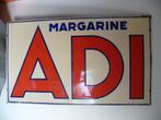 EMAILLE RECLAMEBORD"ADI MARGARINE"UIT 1936, Ophalen, Gebruikt, Reclamebord