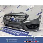 W205 C205 C43 AMG VOORBUMPER GRIJS + DIAMOND GRIL C KLASSE 2, Auto-onderdelen, Gebruikt, Voor, Mercedes-Benz, Ophalen of Verzenden