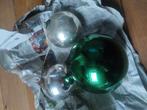 3 oude kerstballen zeer groot, Ophalen, Gebruikt