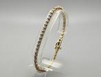 Bracelet vintage en or avec diamant environ : 0,50 ct. 2024/, Comme neuf, Avec pierre précieuse, Or, Enlèvement ou Envoi
