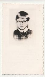 Greta VERBIST Janssens Herentals 1956- 1965 foto kind, Verzamelen, Bidprentjes en Rouwkaarten, Verzenden, Bidprentje