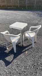 Klein tafeltje en 2 stoelen, Ophalen, Gebruikt